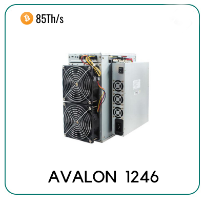 Canaan Avalon 1246 85th/s Miner for sale