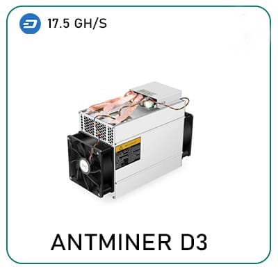 Bitmain Antminer D3 17GH/s Dash Coin Miner